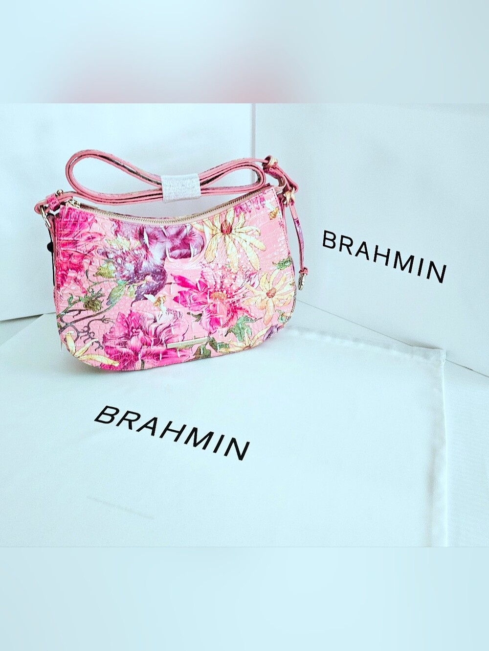 NWT Brahmin PERENNIAL Shayna w/Ady Wallet - Picture 6 of 15
